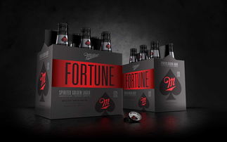 miller fortune 酒类包装设计